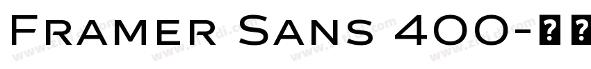 Framer Sans 400字体转换